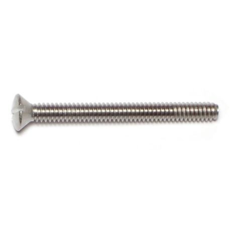 #10-24 x 2" Slotted Oval Head Machine Screws